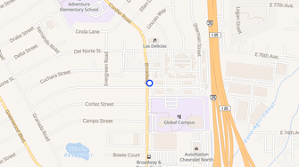 Map for Pinetree Village Apartments - Denver, CO
