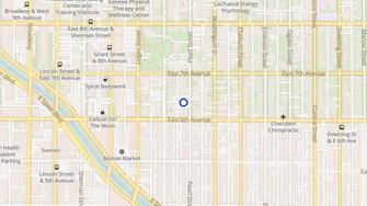 Map for Terrace Arms Apartments - Denver, CO