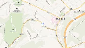 Map for Birch Tree Apartments - Oak Hill, WV