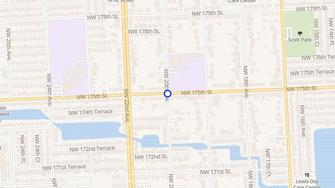 Map for Sunny Isles Apartments - Opa Locka, FL