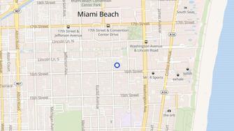 Map for Palm Penn Apartments - Miami Beach, FL