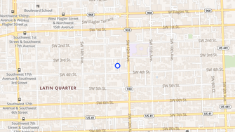 Map for Blue Lagoon Apartments - Miami, FL