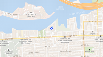 Map for Blue Lagoon Apartments on  Northwest th Street - Miami, FL