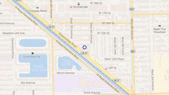 Map for M V Apartments Incorporated - Hialeah, FL