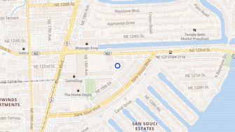 Map for Aspinell E Thomas Apartments - Miami, FL