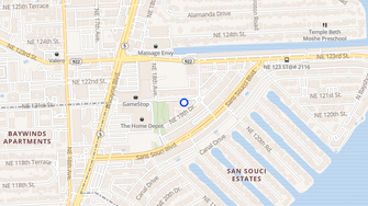 Map for Sutton House Apartments - Miami, FL