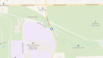 Map for Uaw Senior Citizens Center - Pekin, IL