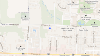 Map for Eggers Apartments - Macomb, IL
