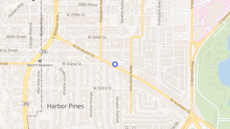 Map for Anaheim Gardens - Harbor City, CA