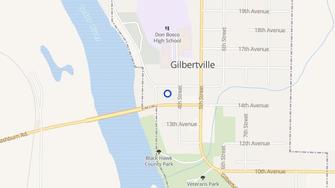 Map for Marian Housing of Gilbertville - Gilbertville, IA