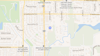 Map for Crane Creek Senior Apartments - Melbourne, FL