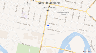Map for Amberwood Manor - New Philadelphia, OH