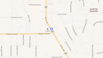 Map for Austin Lake Apartments - Barberton, OH