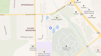 Map for Sweetwater Apartments - Dothan, AL