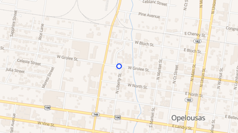 Map for Opelousas Manor Apartments - Opelousas, LA