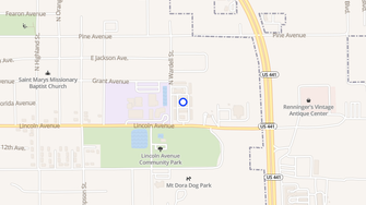 Map for Hampton Villas Apartments - Mount Dora, FL