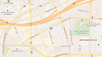 Map for Columbia at Mechanicsville Station - Atlanta, GA