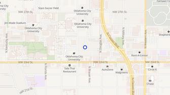 Map for Plum Tree Apartments - Oklahoma City, OK