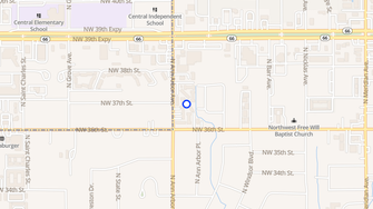 Map for Willow Walk Apartments - Oklahoma City, OK