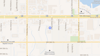 Map for Club One Apartments - Oklahoma City, OK