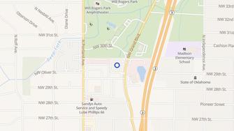 Map for Park Ridge Apartments - Oklahoma City, OK