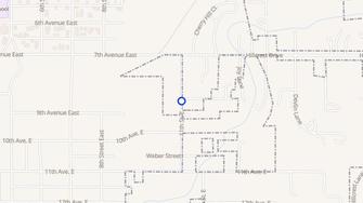 Map for Sunny Slope Vista Apartments - Polson, MT