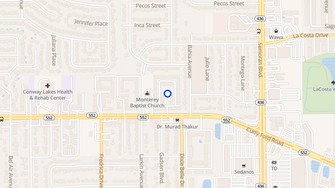 Map for Hollowbrook Apartments - Orlando, FL