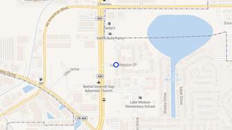 Map for Lake Weston Point Apartments - Orlando, FL