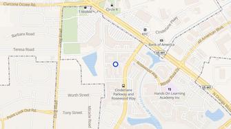 Map for Rosemont Country Club Apt - Orlando, FL