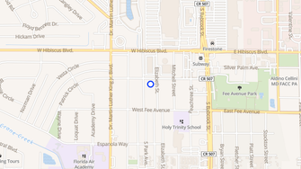 Map for Mindell Garden Apartments - Melbourne, FL