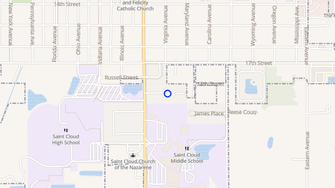 Map for Southwind Apartments - Saint Cloud, FL