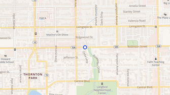 Map for Azalea Garden Apartments - Orlando, FL
