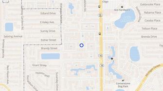 Map for Palm Harbor Apartments - Orlando, FL