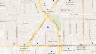 Map for Orchard Glen Apartments - Santa Clara, CA