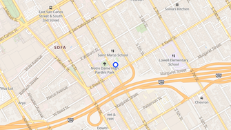 Map for Plaza Maria Apartments - San Jose, CA