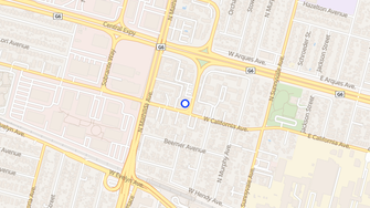 Map for Francis Garden Apartments - Sunnyvale, CA