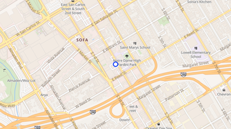 Map for Metro Walk Apartments  - San Jose, CA