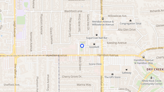 Map for Hamilton House Apartments - San Jose, CA