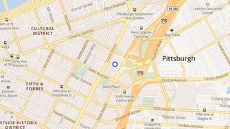 Map for Prudential Realty Corporation - Pittsburgh, PA