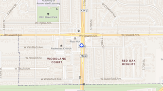 Map for Woodland Court Apartments - Milwaukee, WI