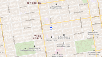 Map for Pacific Manor Apartments - San Francisco, CA