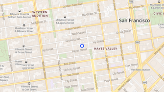 Map for Hayes Valley Properties - San Francisco, CA