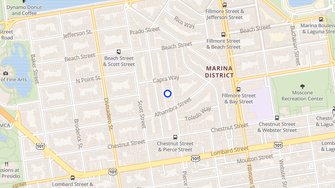 Map for Marina Court Apartments - San Francisco, CA