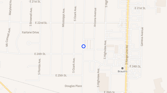 Map for Casa Grande-Brittany Apartments - Joplin, MO