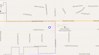 Map for Lowell Apartments - Lima, OH
