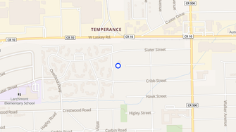 Map for Riviera Maia Apartment Homes - Toledo, OH