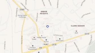 Map for Harrison Village Apartments - Johnson City, TN