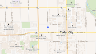 Map for Windsor Apartments - Cedar City, UT