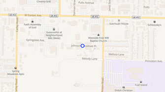 Map for Johnson Meadows Apartments - Springdale, AR