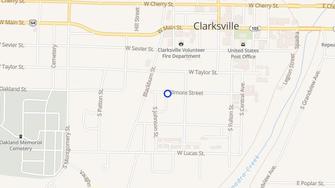 Map for Twin Oak Apartments - Clarksville, AR